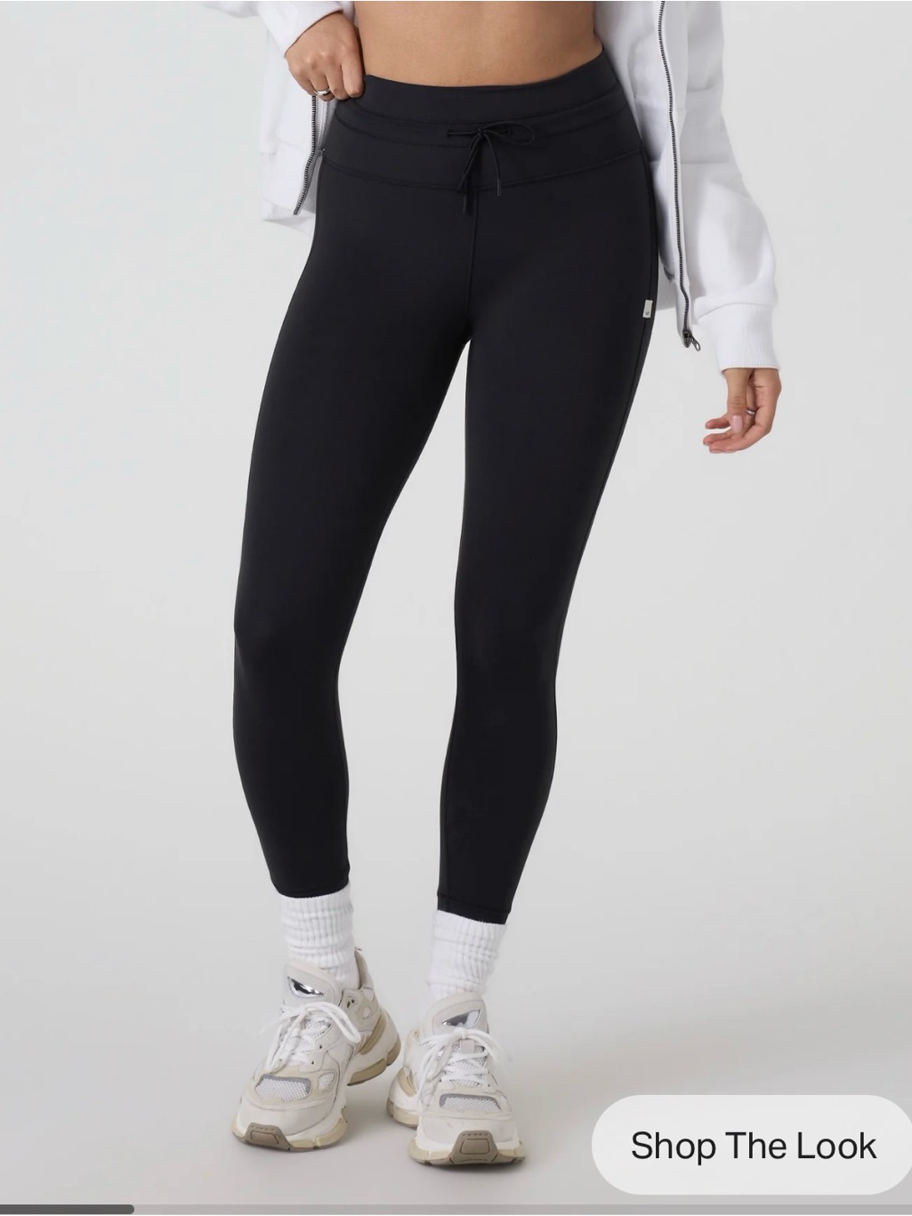 Vuori Women’s Daily Legging In Black And Taupe - 2 Pair Size Large